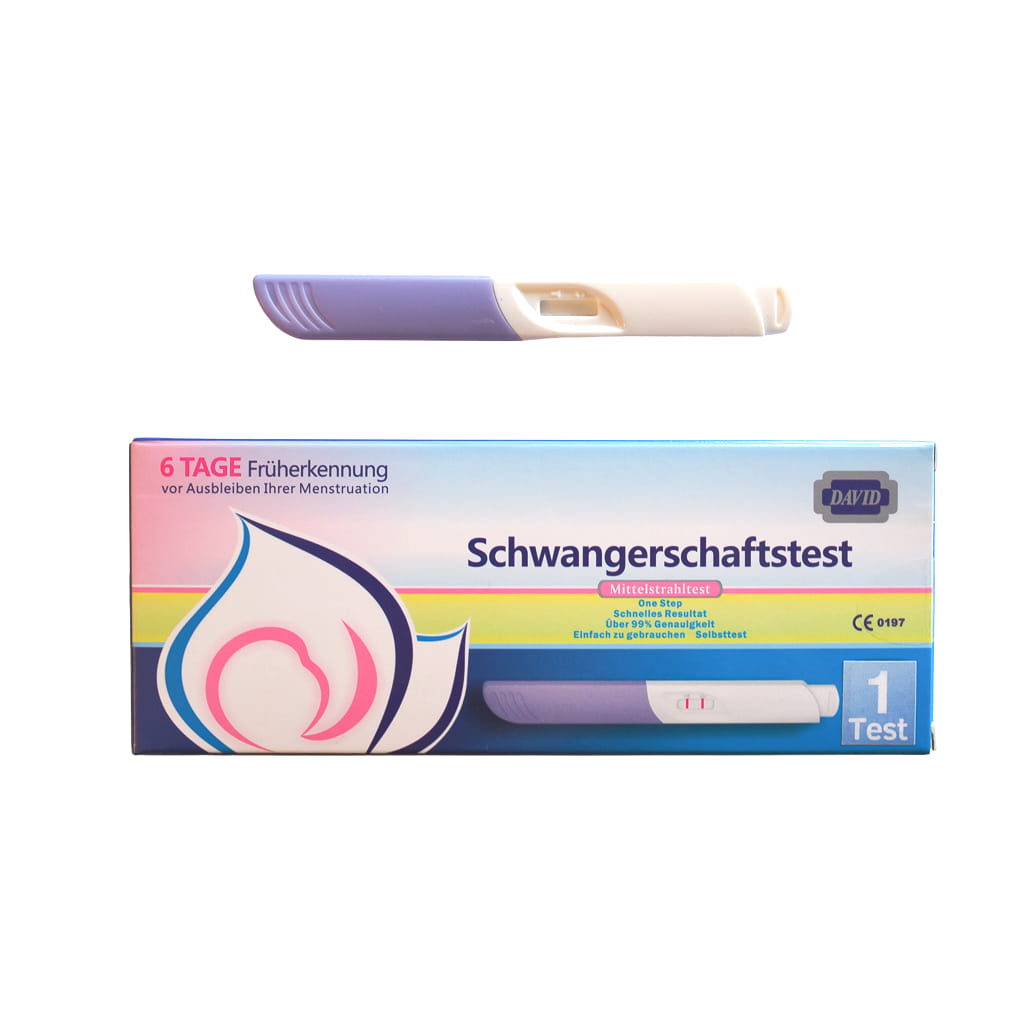David Frühschwangerschaftstest Midstream Front by Ovu-Shop.ch